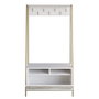 Hanah Home Recibidor Devin - Blanco, 94cm Ancho x 180cm Alto x 35.3cm Profundidad, Moderno y con Estantes para Organizar